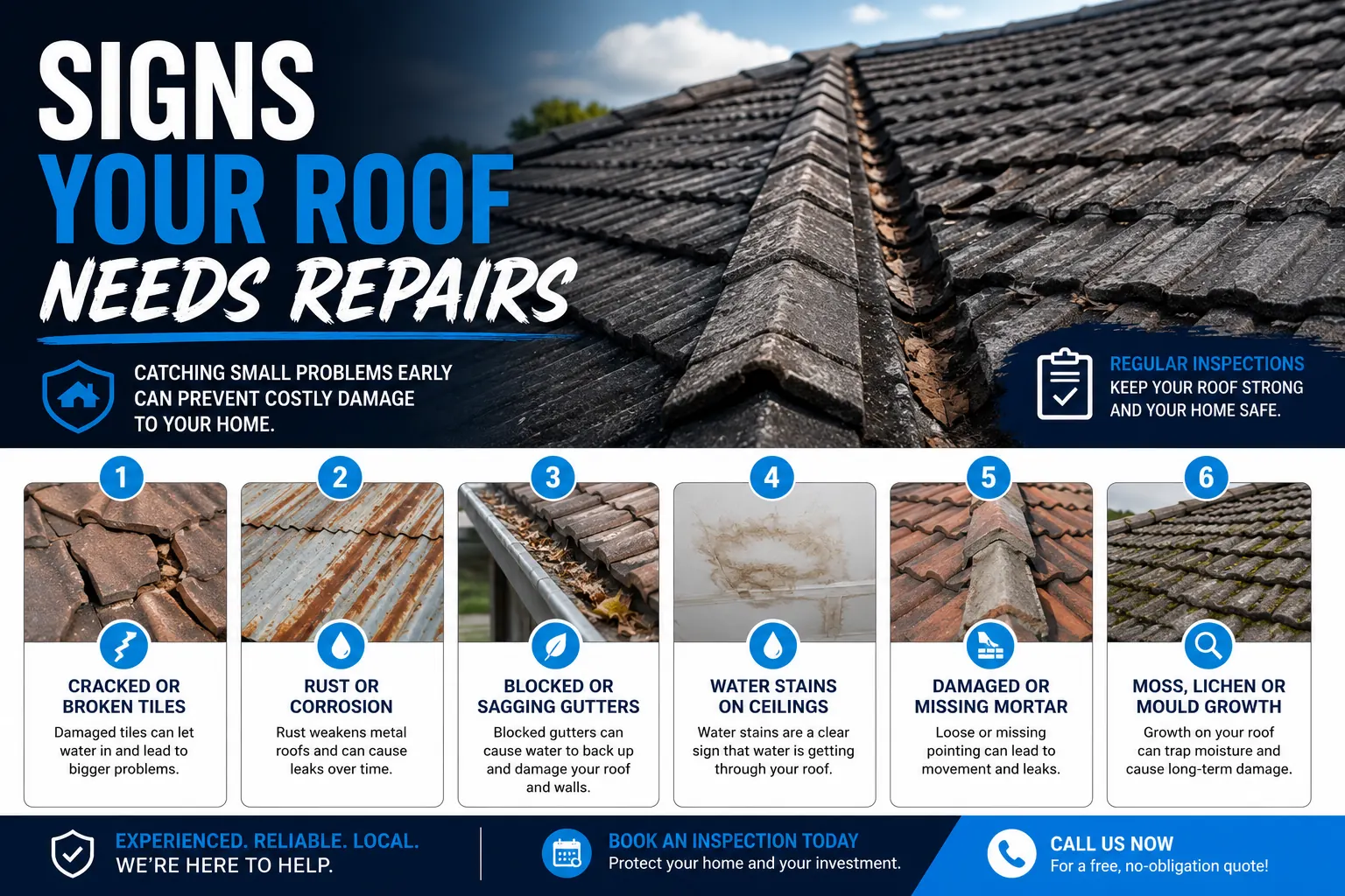 Signs Your Roof Needs Repairs